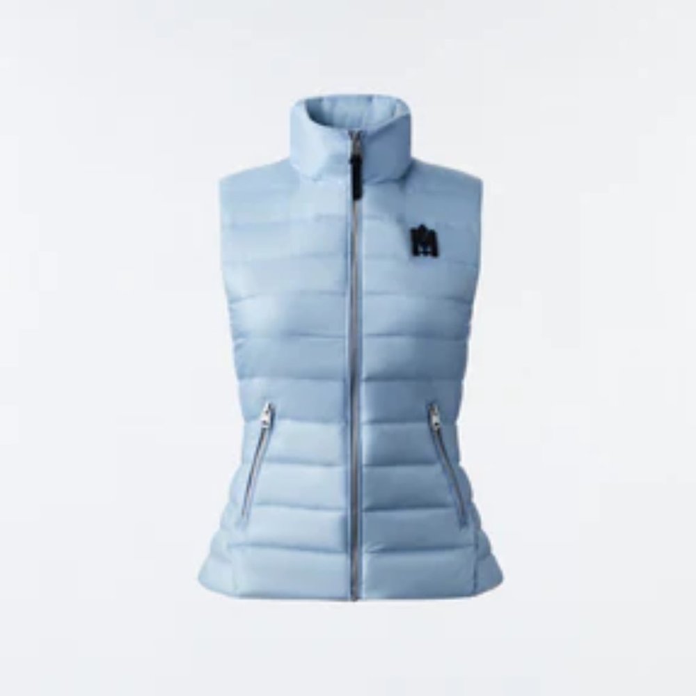Mackage Karly Recycled down vest with peplum